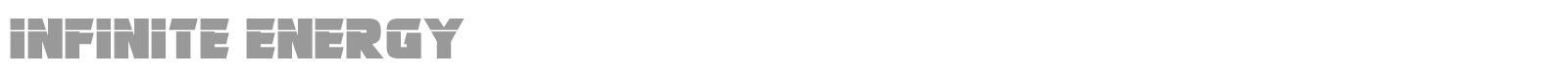 Infinite Energy font preview